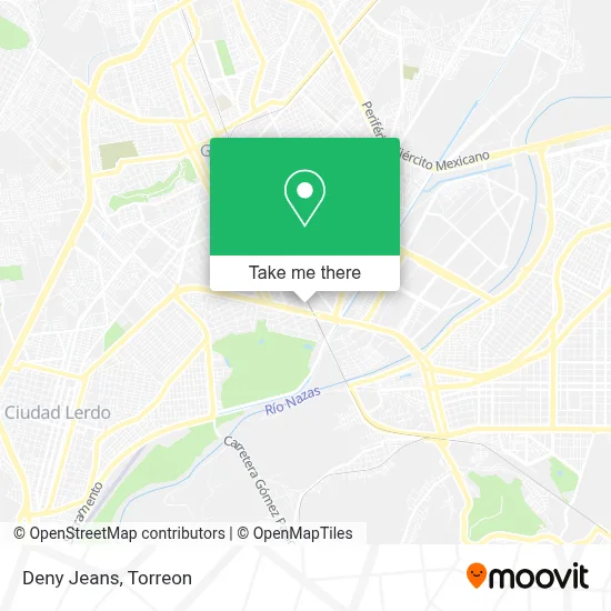 Deny Jeans map