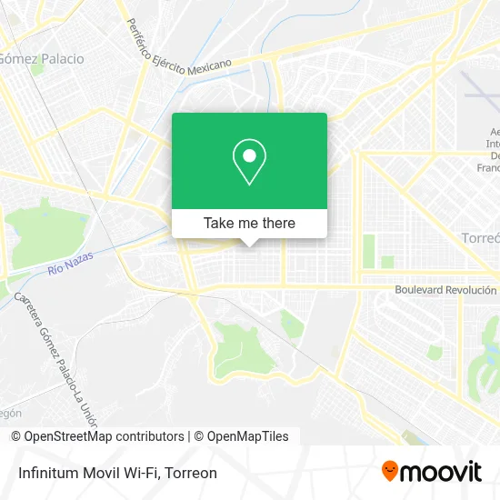 Infinitum Movil Wi-Fi map