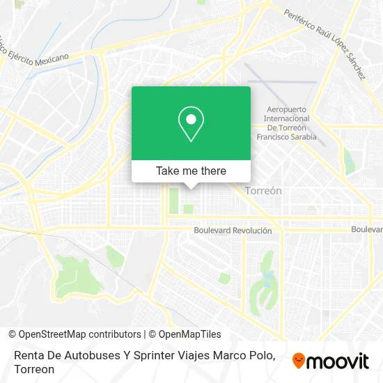 Renta De Autobuses Y Sprinter Viajes Marco Polo map