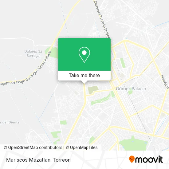 Mariscos Mazatlan map