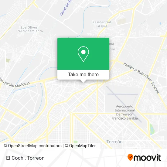 El Cochi map