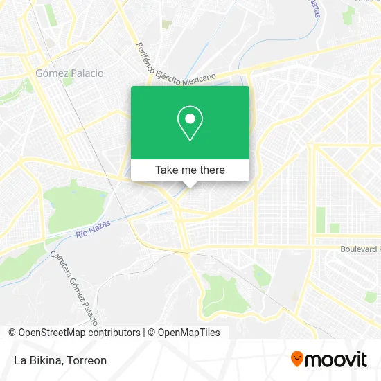 La Bikina map