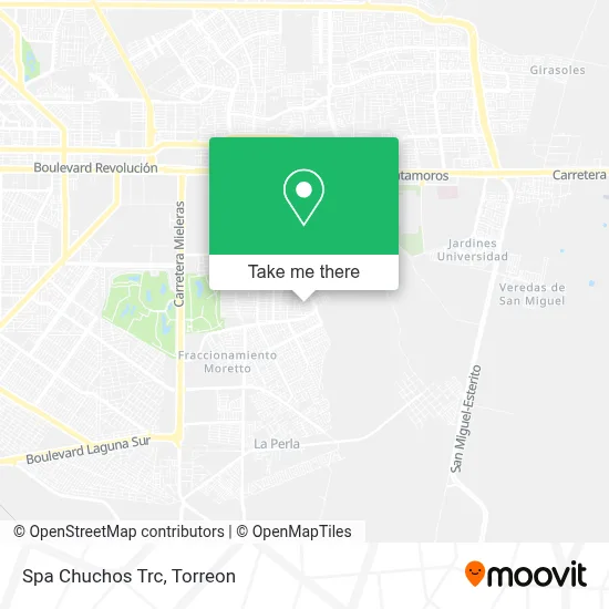 Spa Chuchos Trc map