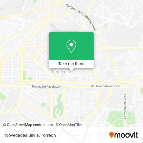 Novedades Silvia map