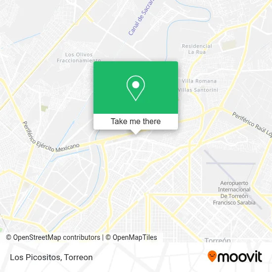 Los Picositos map