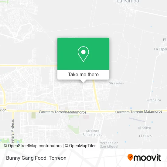 Bunny Gang Food map