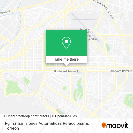 Rg Transmisiones Automáticas Refaccionaria map