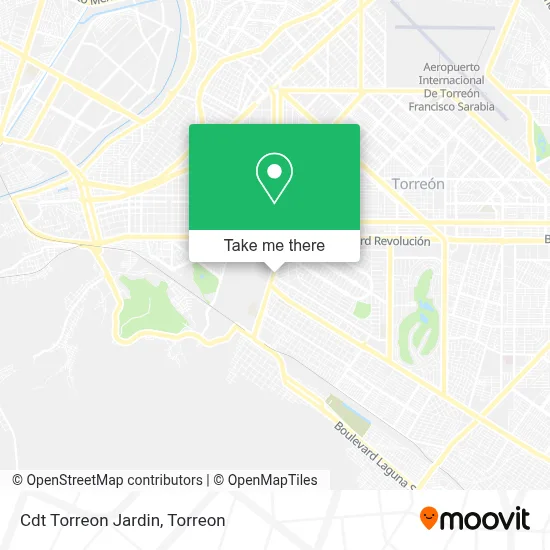 Cdt Torreon Jardin map