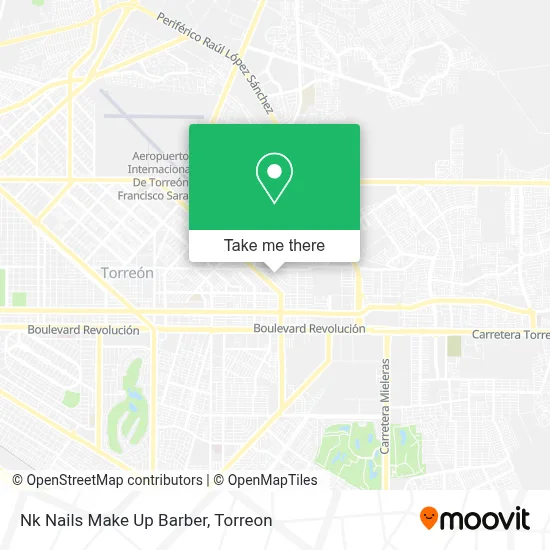 Nk Nails Make Up Barber map