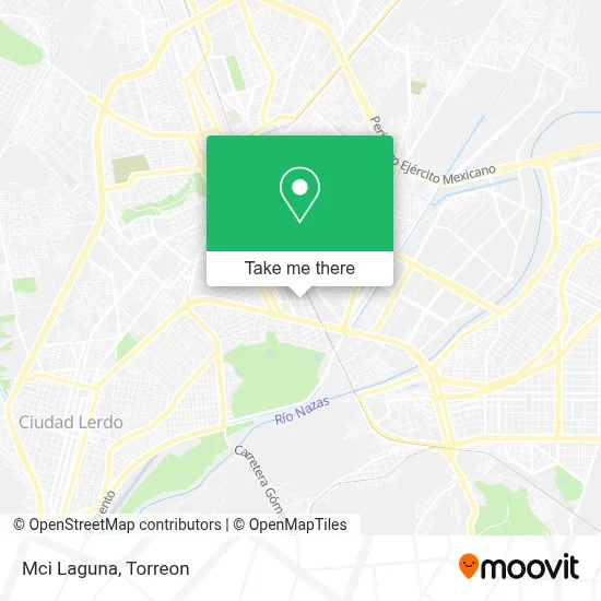 Mci Laguna map