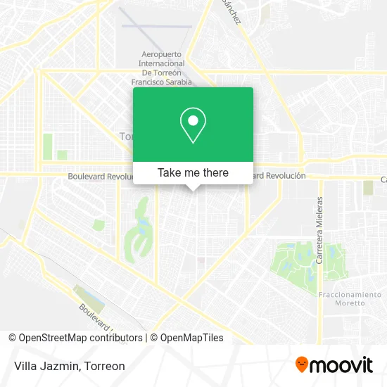 Villa Jazmin map