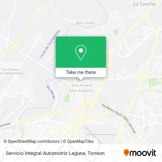 Servicio Integral Automotriz Laguna map