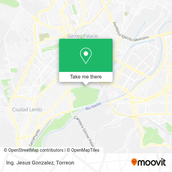 Ing. Jesus Gonzalez map