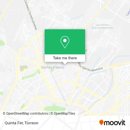 Quinta Fer map