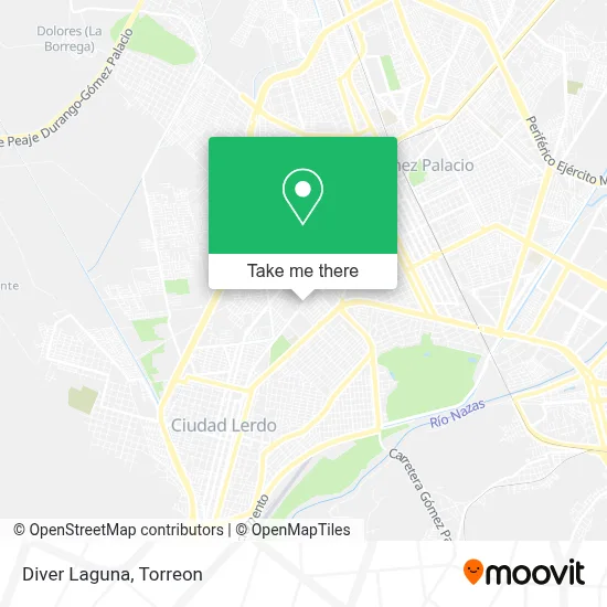 Diver Laguna map
