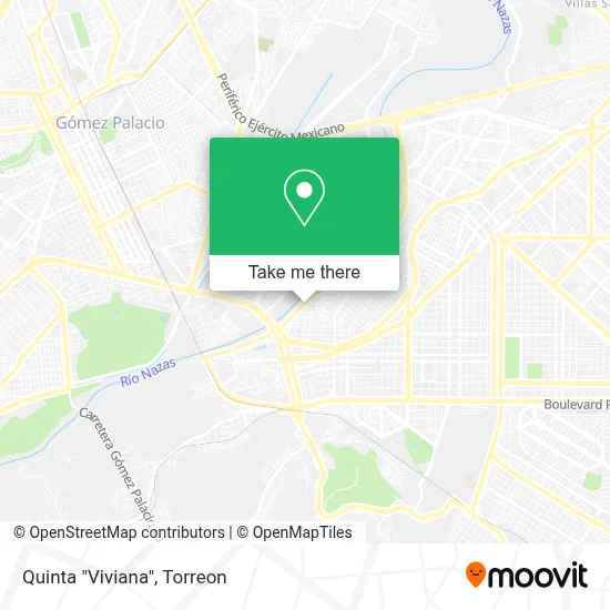 Quinta "Viviana" map