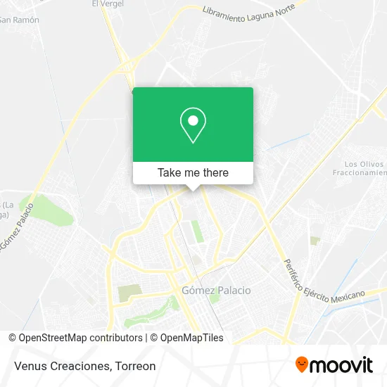 Venus Creaciones map