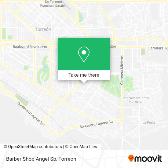 Barber Shop Angel Sb map