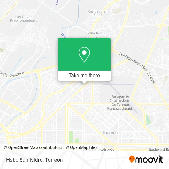 Hsbc San Isidro map