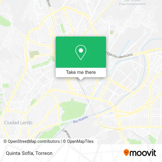 Quinta Sofía map