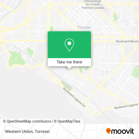 Western Union map