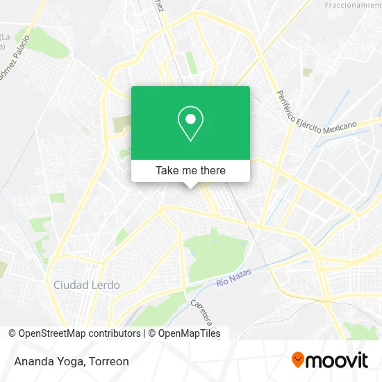 Ananda Yoga map