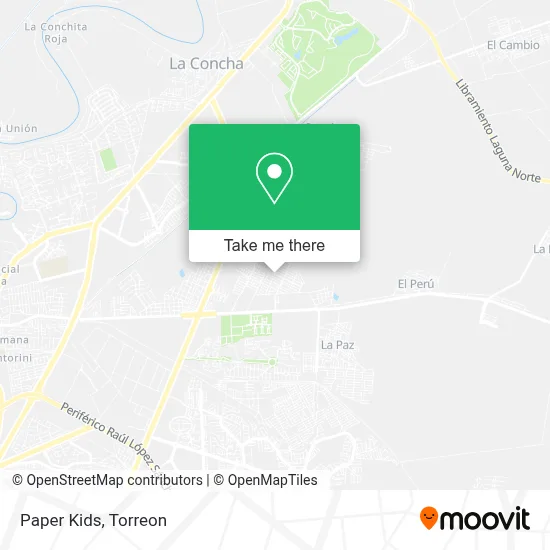 Paper Kids map