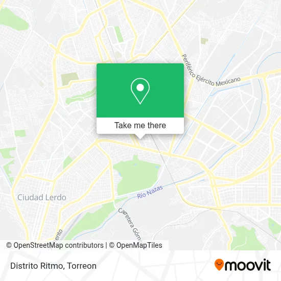 Distrito Ritmo map