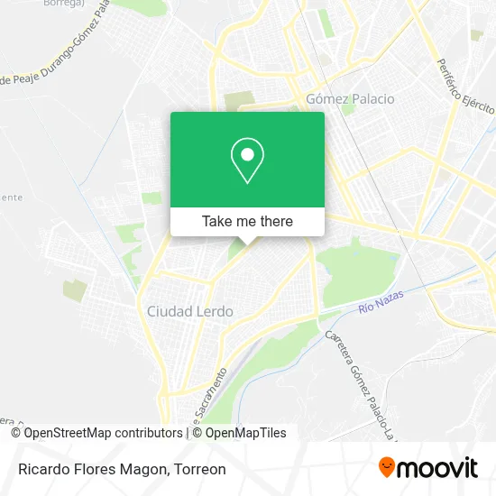 Ricardo Flores Magon map