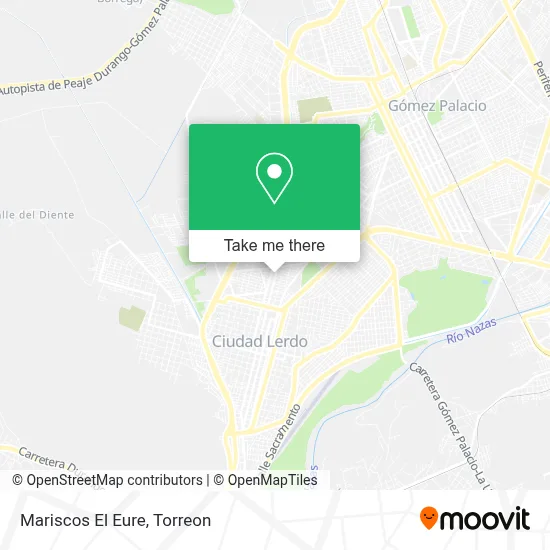 Mariscos El Eure map