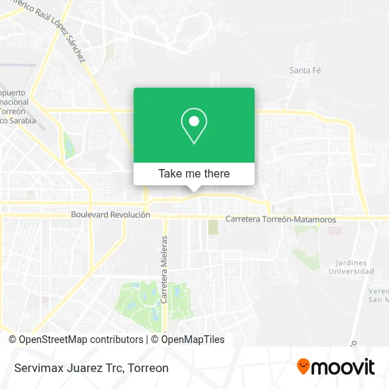 Servimax Juarez Trc map