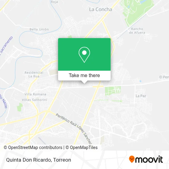 Quinta Don Ricardo map