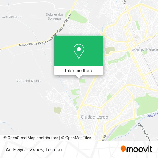 Ari Frayre Lashes map