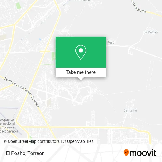 El Posho map