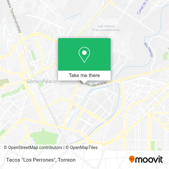 Tacos "Los Perrones" map
