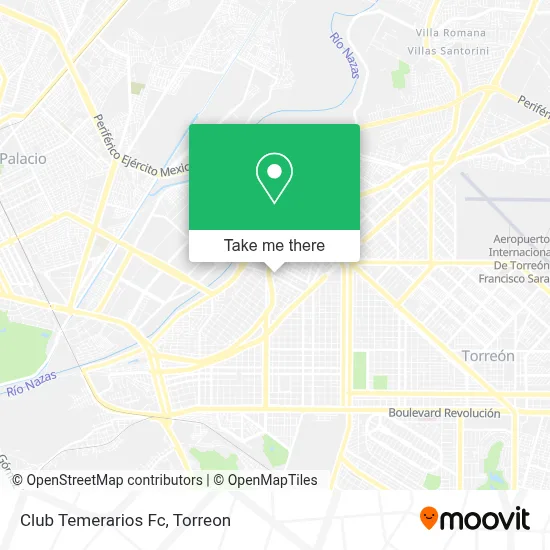 Club Temerarios Fc map