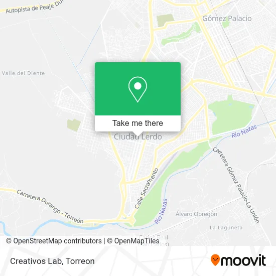 Creativos Lab map
