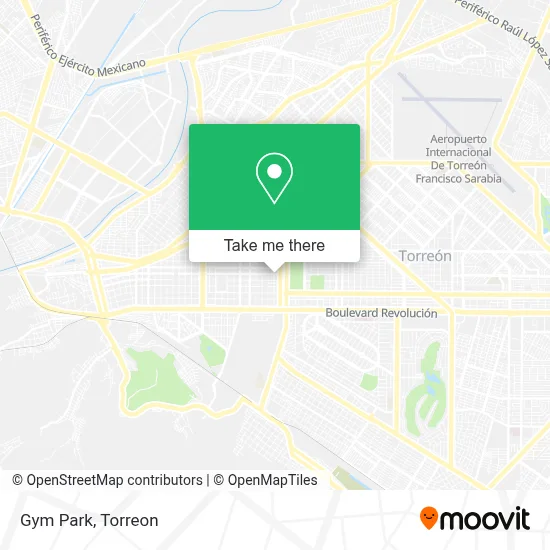 Gym Park map