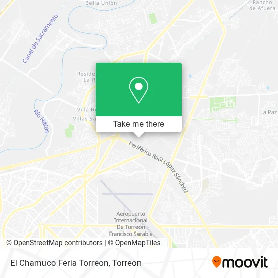 El Chamuco Feria Torreon map