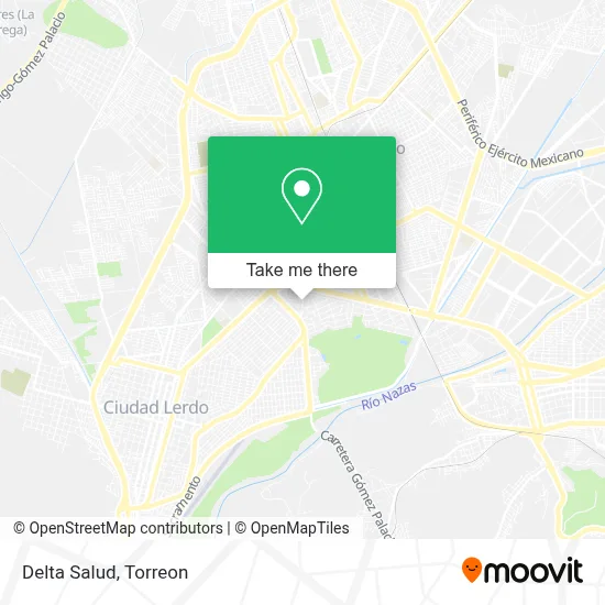 Delta Salud map