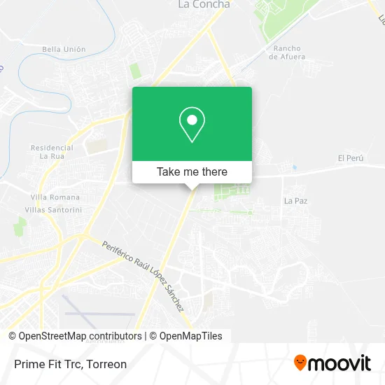 Prime Fit Trc map