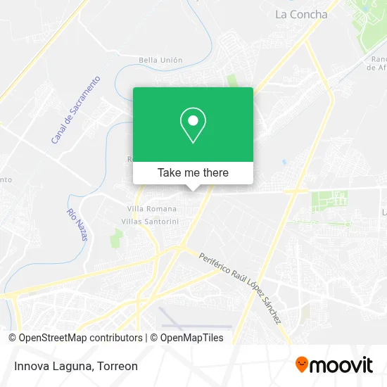Innova Laguna map