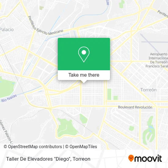 Taller De Elevadores "Diego" map