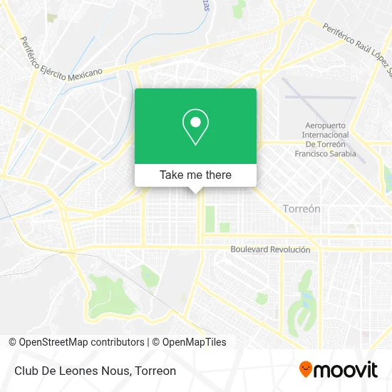 Club De Leones Nous map