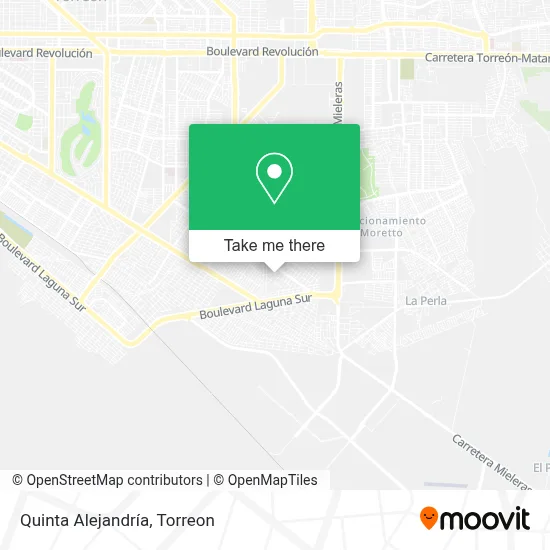 Quinta Alejandría map