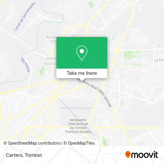 Carters map