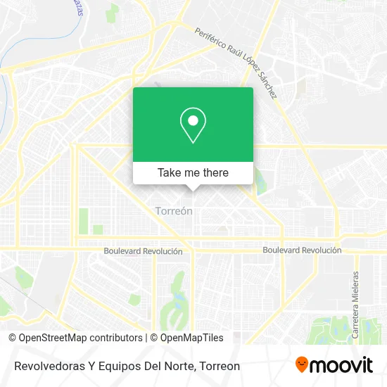 Revolvedoras Y Equipos Del Norte map