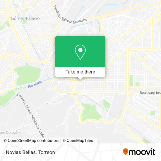 Novias Bellas map