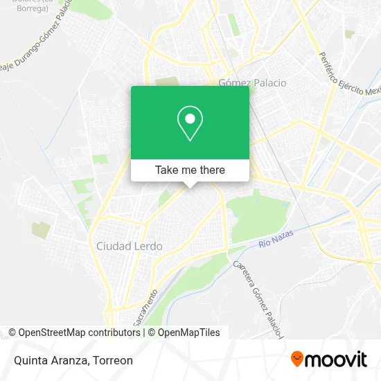 Quinta Aranza map