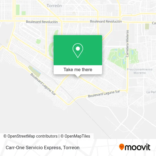 Carr-One Servicio Express map